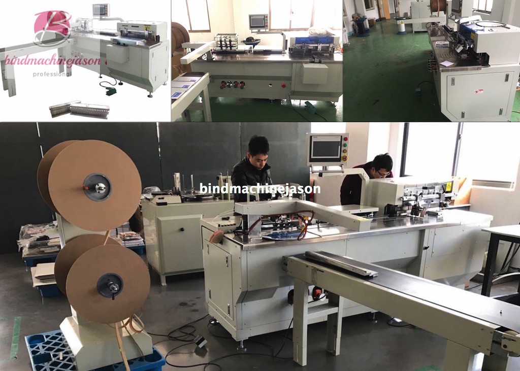 Loop wire binding machine with punching function PBW580 for calendar and book