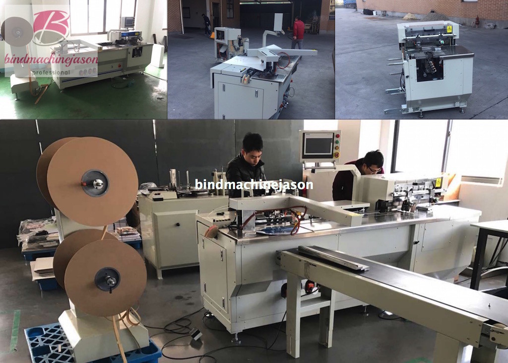 Automatic double ring closing machine with punching function PBW580