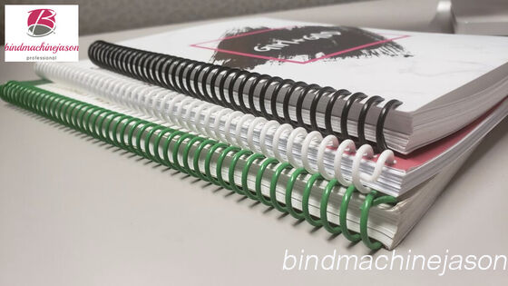 Plastic coil forming and binding machine PS420 used for notebook with differ thickness المزود